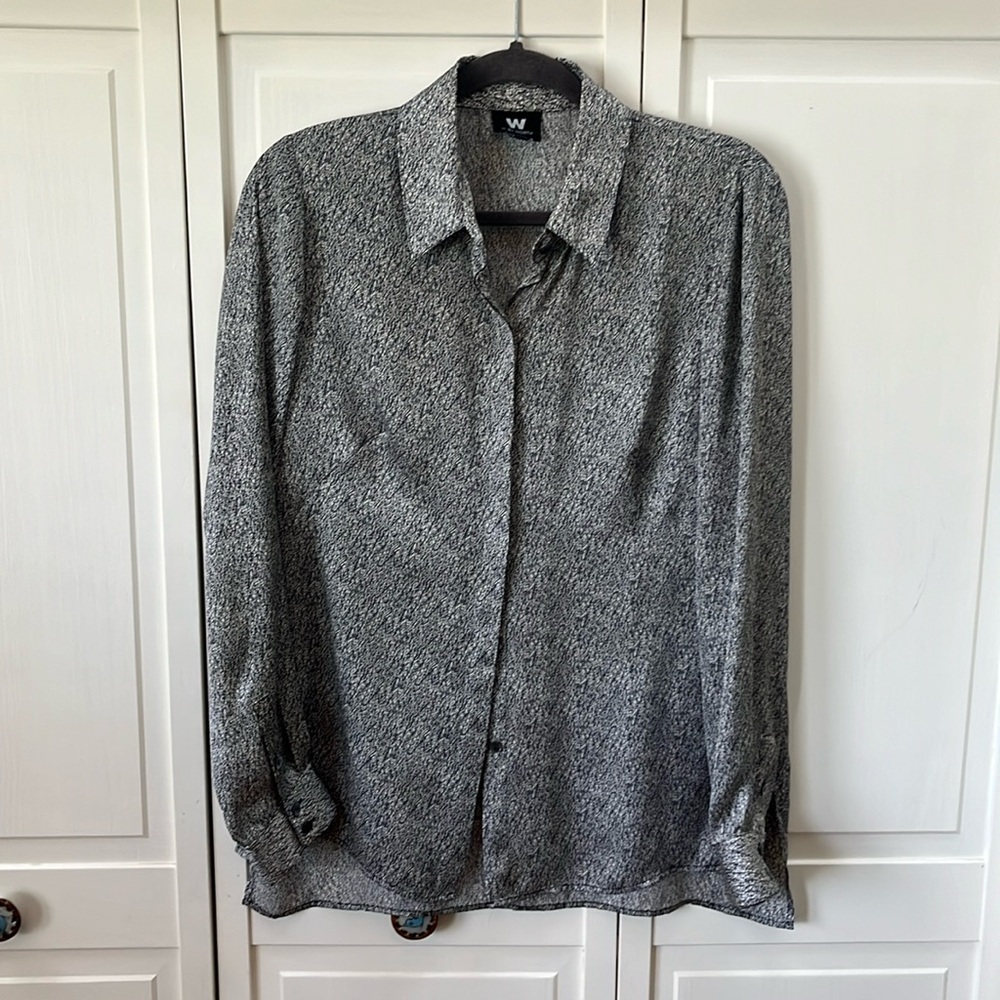 B&W W by Worth blouse size S